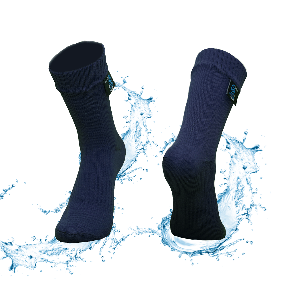 Pair of Navy Blue color variant socks getdressedshop