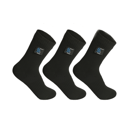 Get Dressed waterproof socks with triple-layer protection—designed for outdoor adventures, hiking, and wudhu. Breathable, durable, and fully waterproof for all-weather comfort.