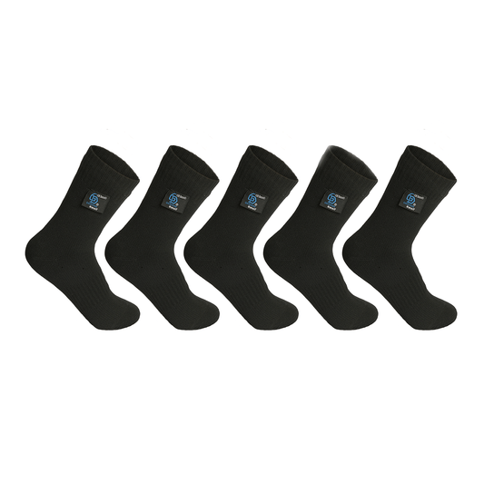 Get Dressed waterproof socks with triple-layer protection—designed for outdoor adventures, hiking, and wudhu. Breathable, durable, and fully waterproof for all-weather comfort.