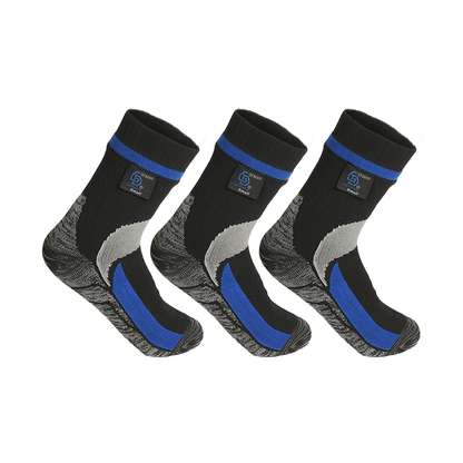 Get Dressed waterproof socks with triple-layer protection—designed for outdoor adventures, hiking, and wudhu. Breathable, durable, and fully waterproof for all-weather comfort.